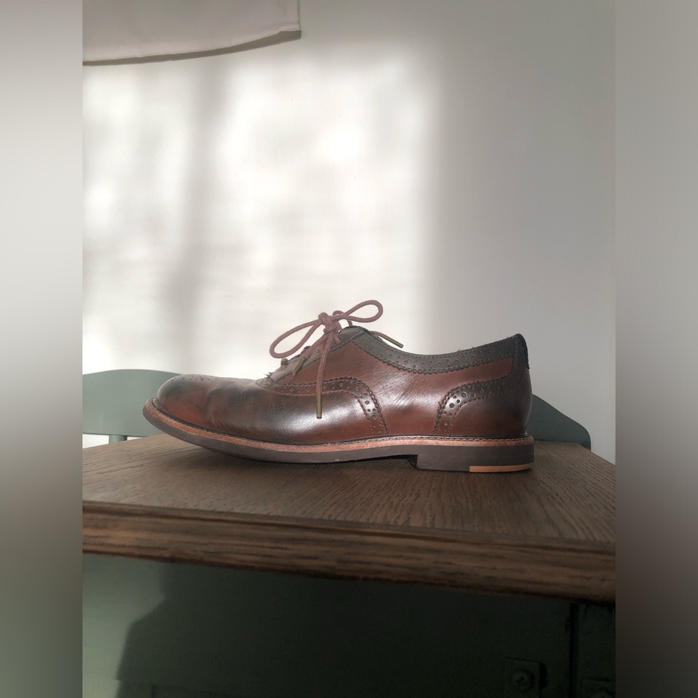 UGG | Leather Oxfords | Brown - Picture 2 of 6